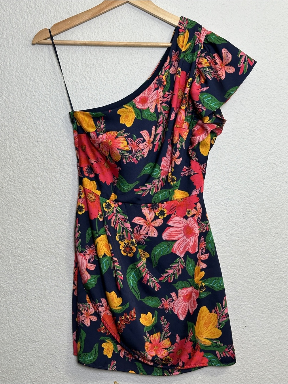 Finders‎ Keepers Floral Mini Dress One Shoulder Coco Cabana Cocktail Womens 4